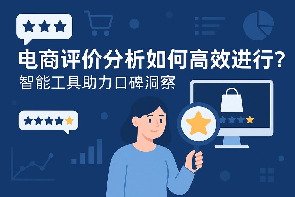 电商评价分析如何高效进行？智能工具助力口碑洞察