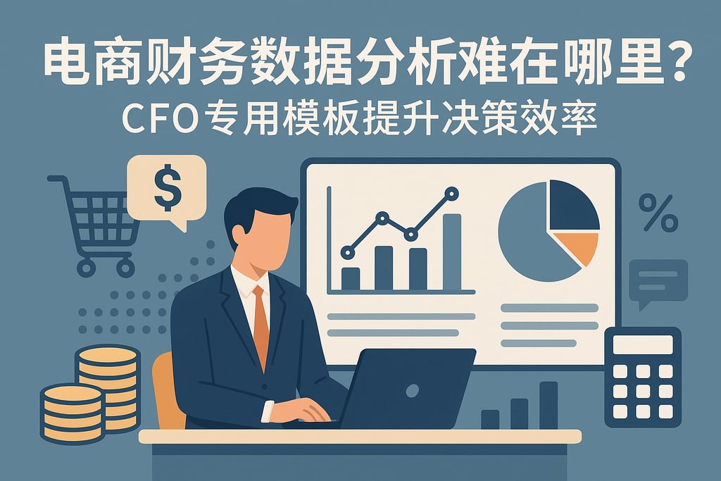 电商财务数据分析难在哪里？CFO专用模板提升决策效率