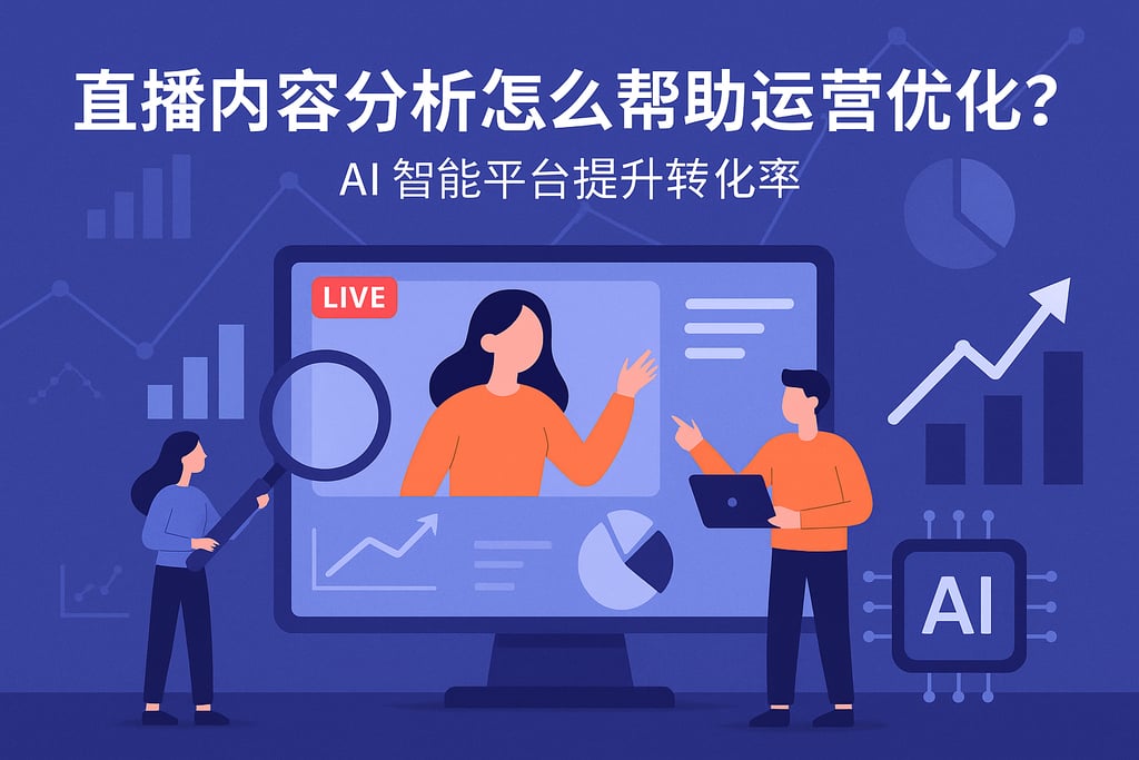 直播内容分析怎么帮助运营优化？AI智能平台提升转化率