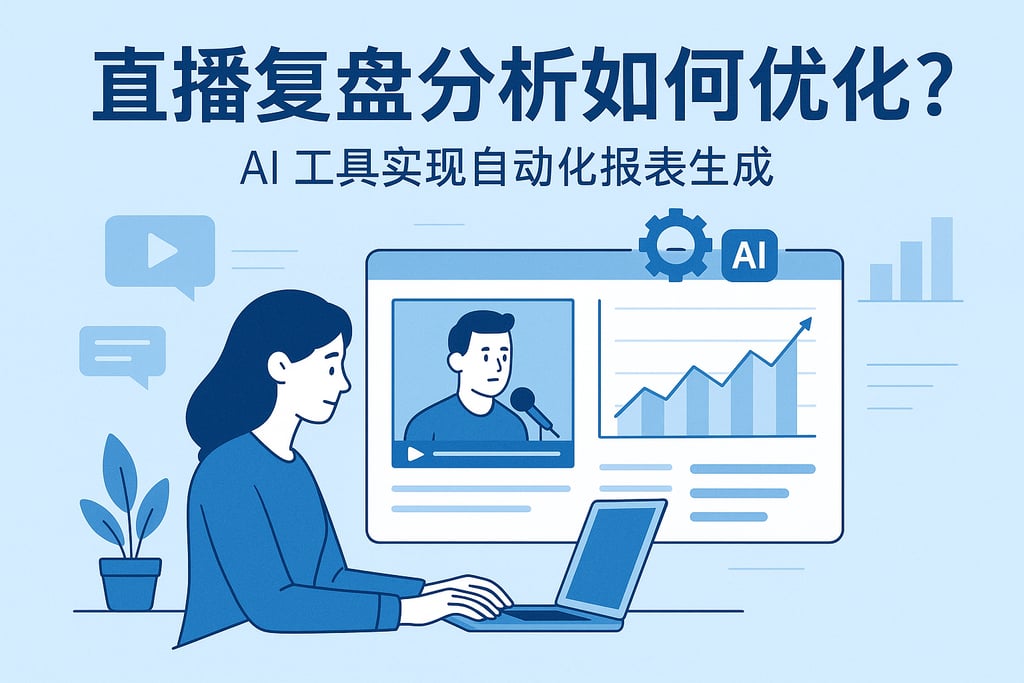 直播复盘分析如何优化？AI工具实现自动化报表生成