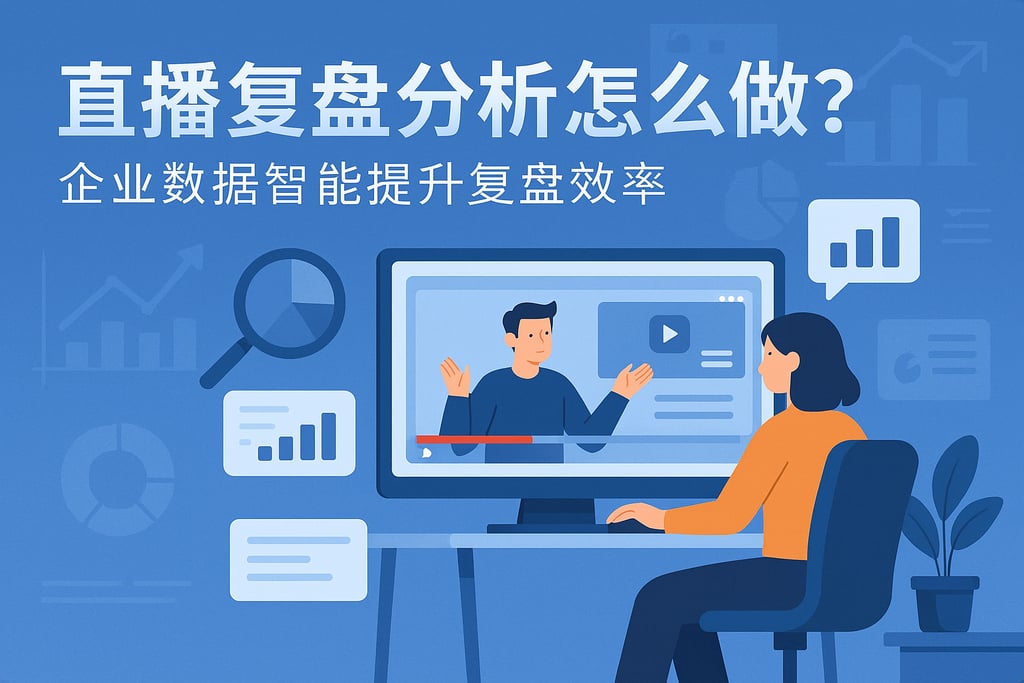 直播复盘分析怎么做？企业数据智能提升复盘效率