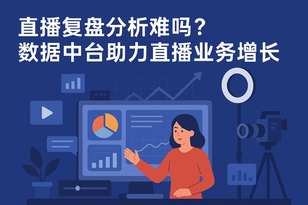 直播复盘分析难吗？数据中台助力直播业务增长