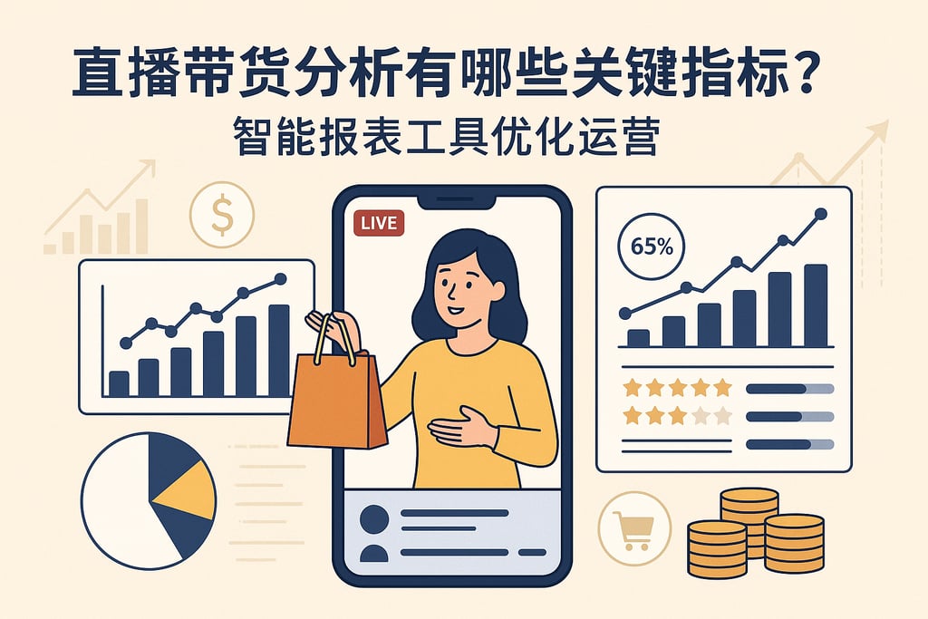 直播带货分析有哪些关键指标？智能报表工具优化运营