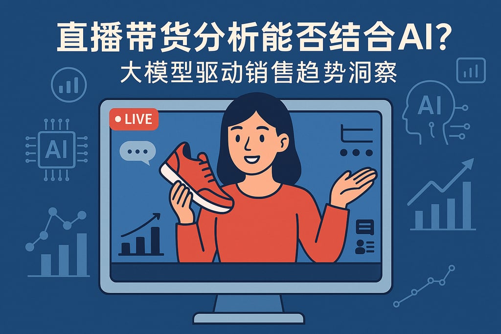 直播带货分析能否结合AI？大模型驱动销售趋势洞察