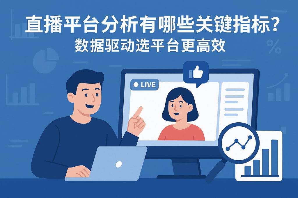 直播平台分析有哪些关键指标？数据驱动选平台更高效