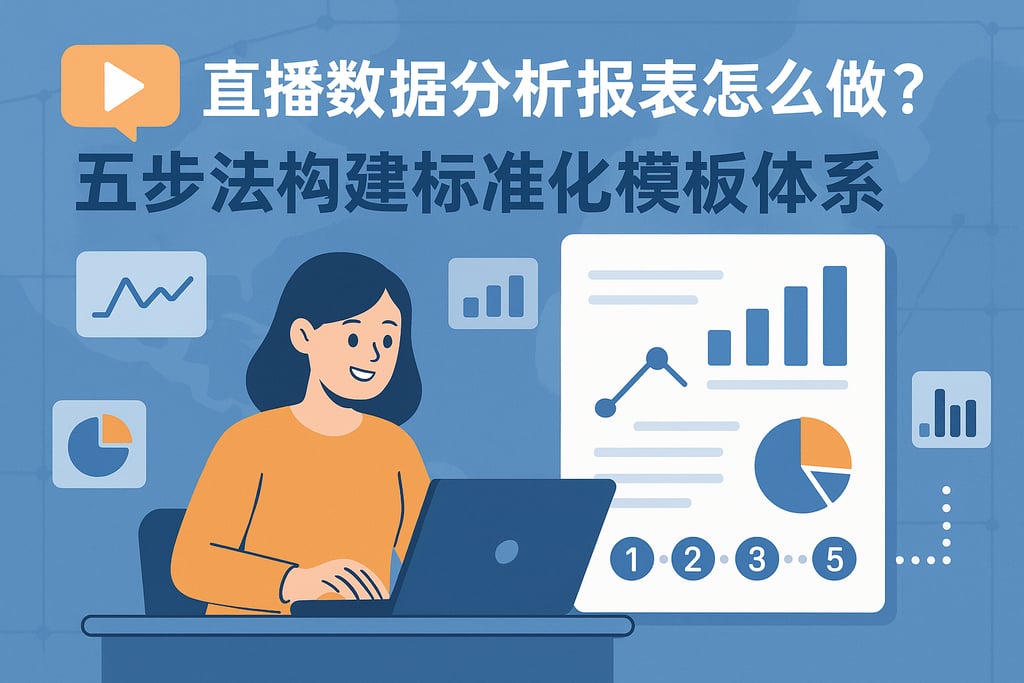 直播数据分析报表怎么做？五步法构建标准化模板体系