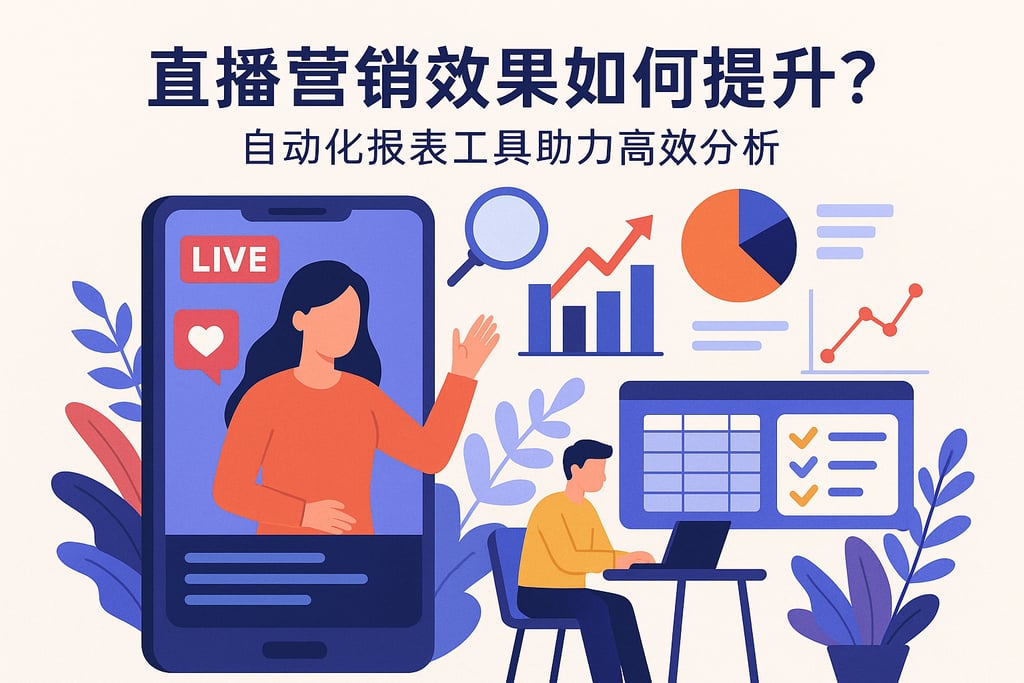 直播营销效果如何提升？自动化报表工具助力高效分析