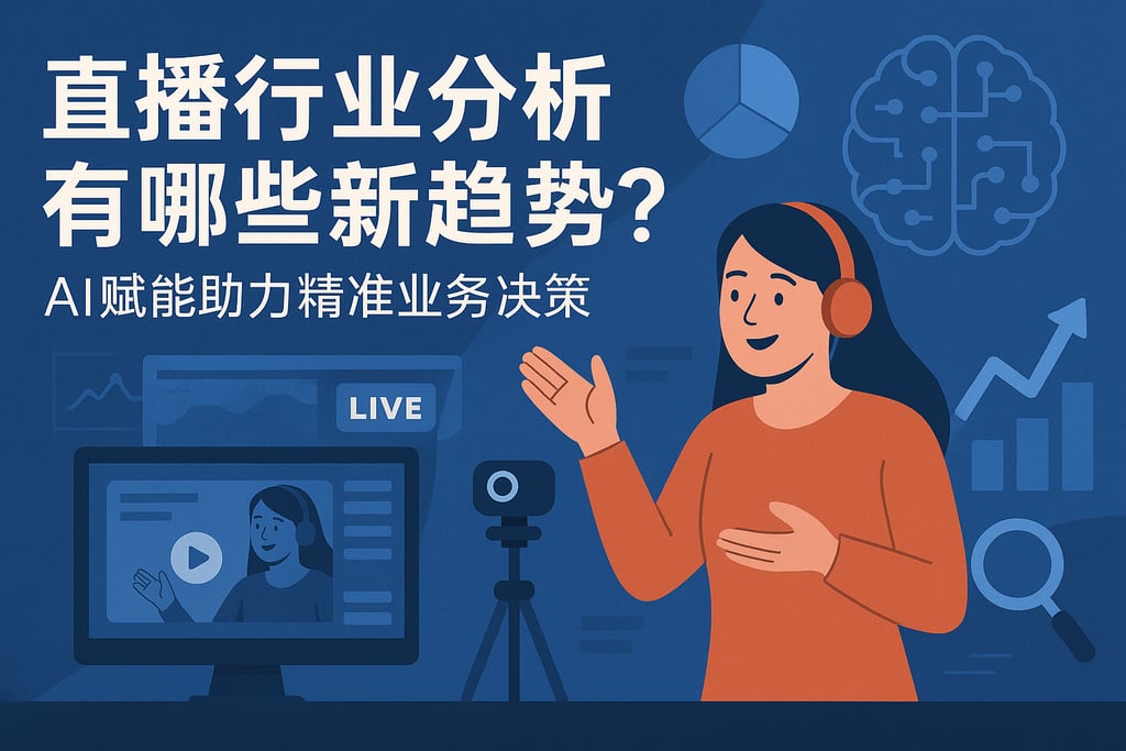 直播行业分析有哪些新趋势？AI赋能助力精准业务决策
