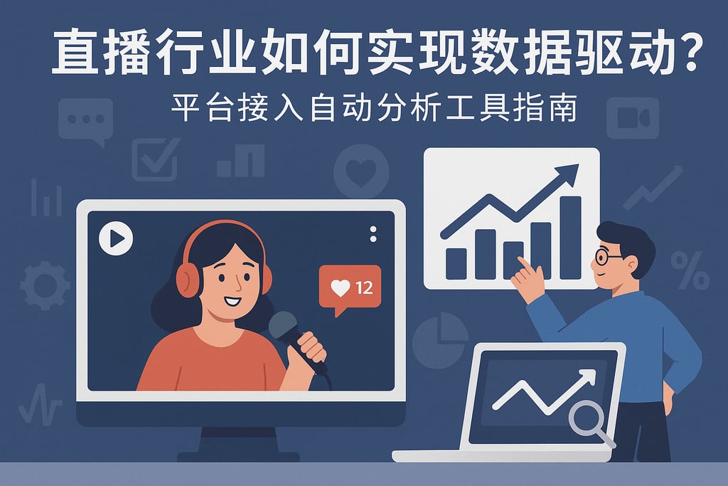 直播行业如何实现数据驱动？平台接入自动分析工具指南