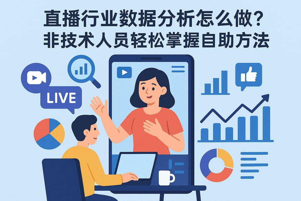 直播行业数据分析怎么做？非技术人员轻松掌握自助方法