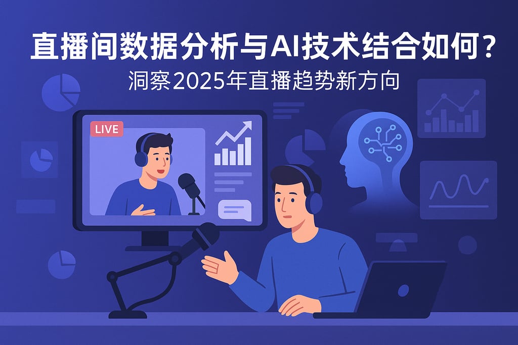 直播间数据分析与AI技术结合如何？洞察2025年直播趋势新方向
