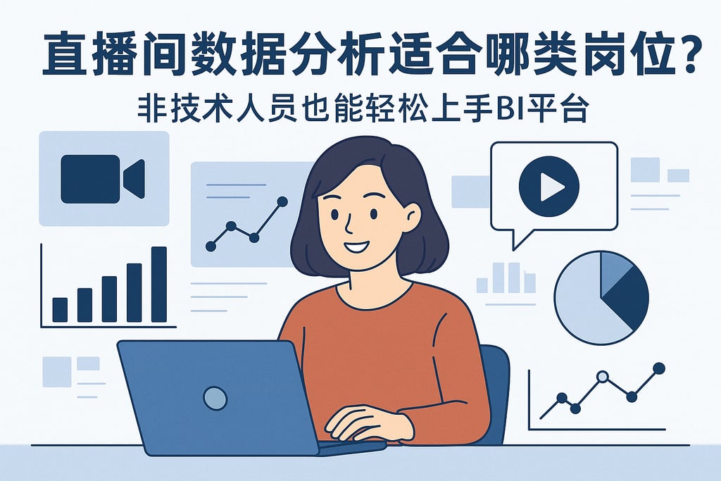 直播间数据分析适合哪类岗位？非技术人员也能轻松上手BI平台