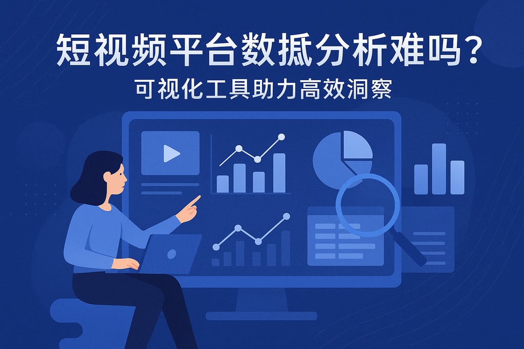短视频平台数据分析难吗？可视化工具助力高效洞察