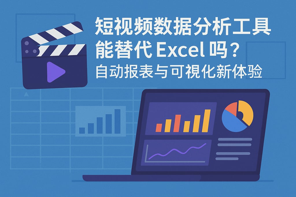 短视频数据分析工具能替代Excel吗？自动报表与可视化新体验