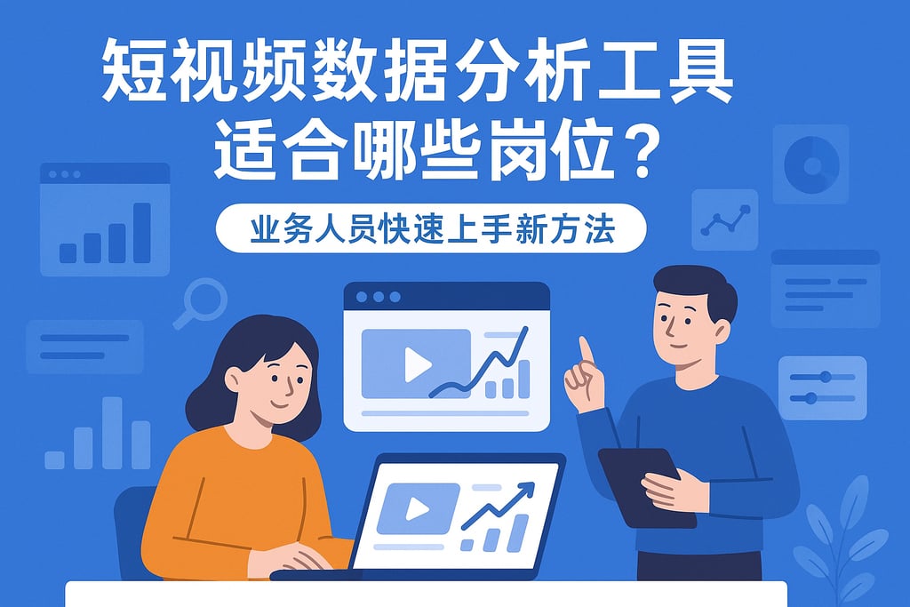 短视频数据分析工具适合哪些岗位？业务人员快速上手新方法