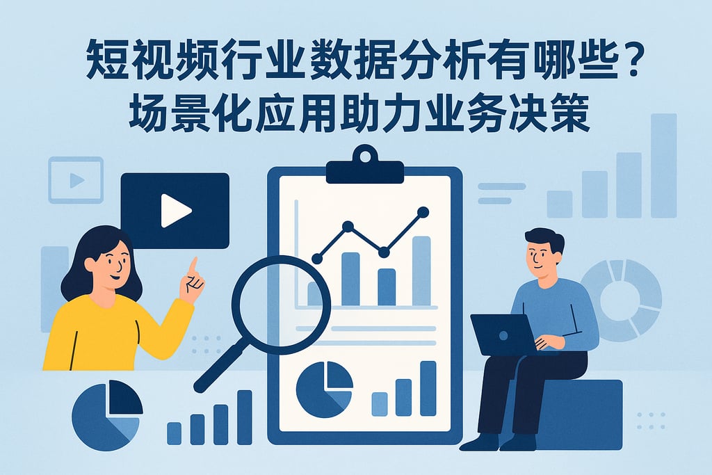 短视频行业数据分析有哪些？场景化应用助力业务决策