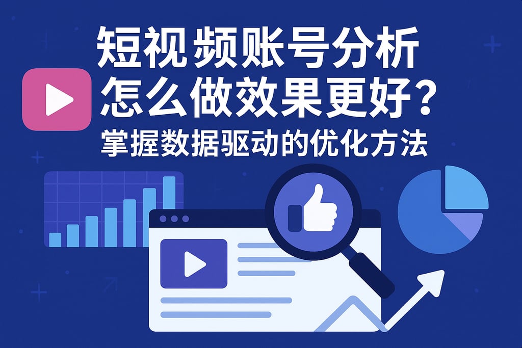 短视频账号分析怎么做效果更好？掌握数据驱动的优化方法