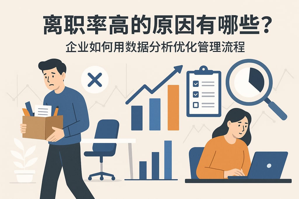 离职率高的原因有哪些？企业如何用数据分析优化管理流程
