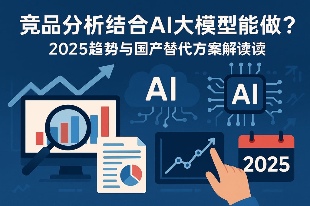 竞品分析和AI大模型结合能做什么？2025趋势与国产替代方案解读