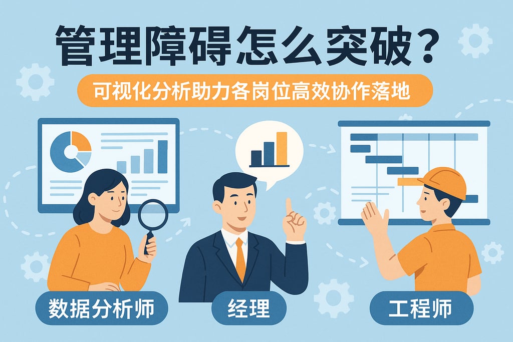 管理障碍怎么突破？可视化分析助力各岗位高效协作落地