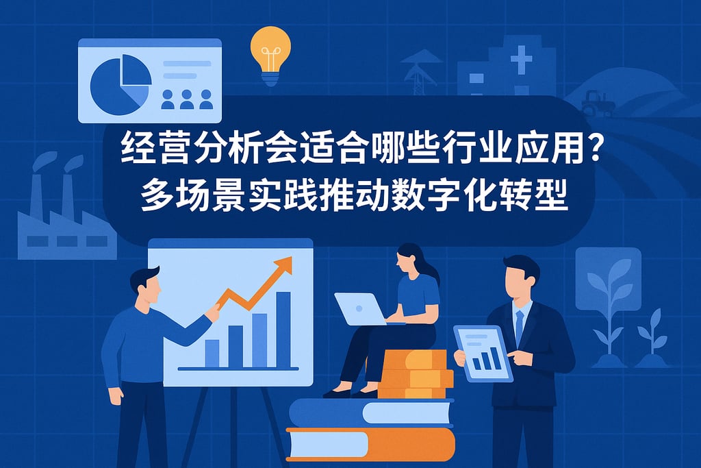 经营分析会适合哪些行业应用？多场景实践推动数字化转型