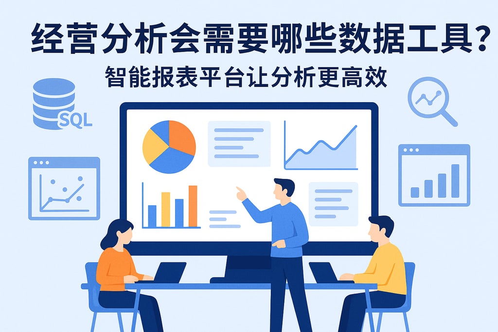 经营分析会需要哪些数据工具？智能报表平台让分析更高效