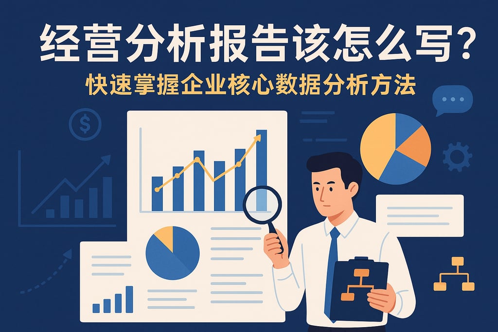 经营分析报告该怎么写？快速掌握企业核心数据分析方法