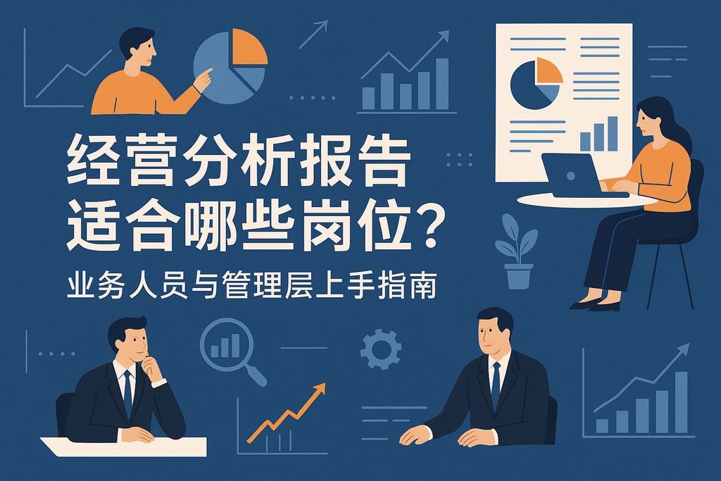 经营分析报告适合哪些岗位？业务人员与管理层上手指南