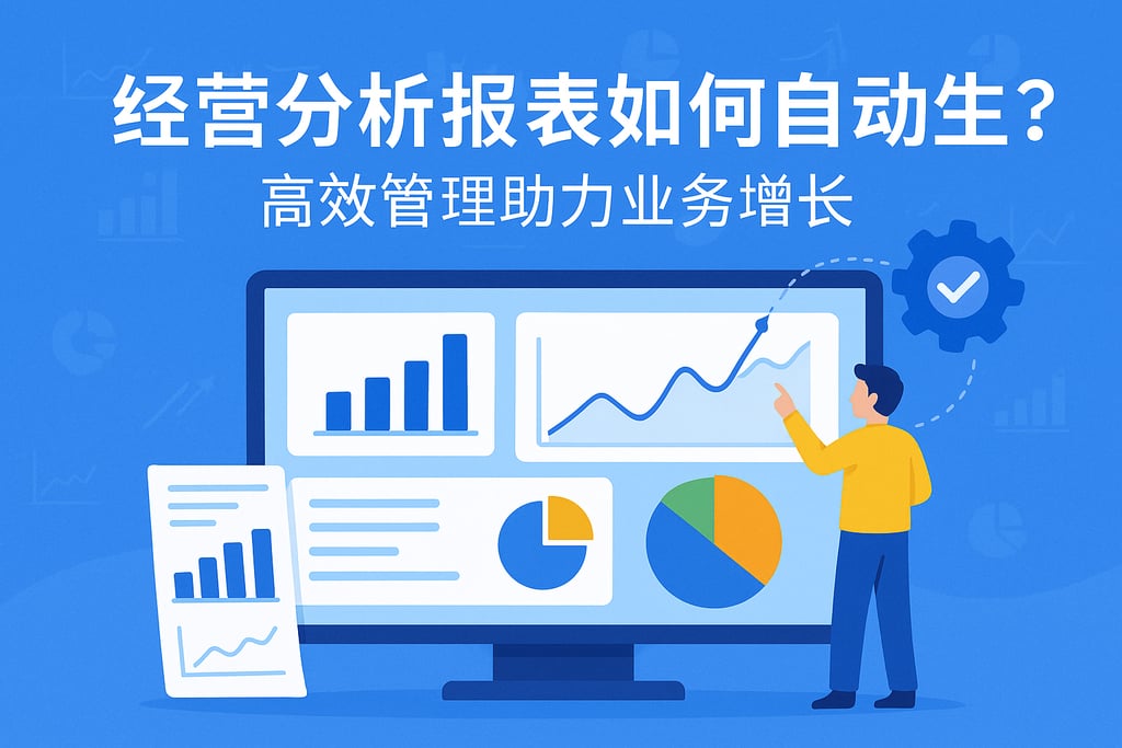 经营分析报表如何自动生成？高效管理助力业务增长