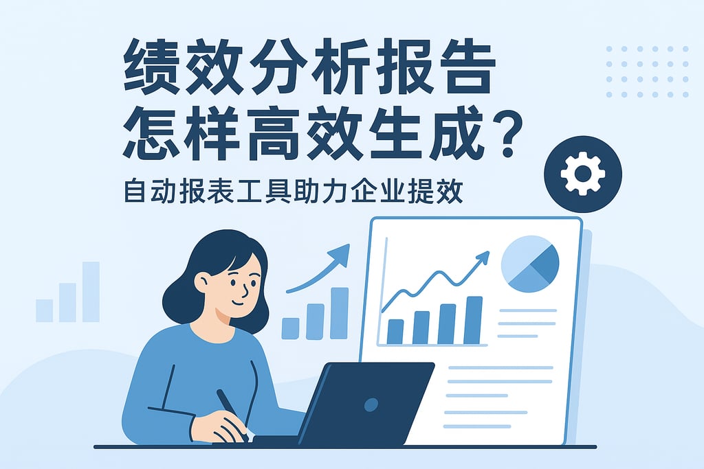 绩效分析报告怎样高效生成？自动报表工具助力企业提效