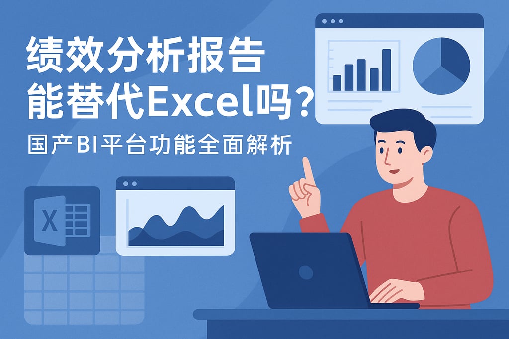 绩效分析报告能替代Excel吗？国产BI平台功能全面解析