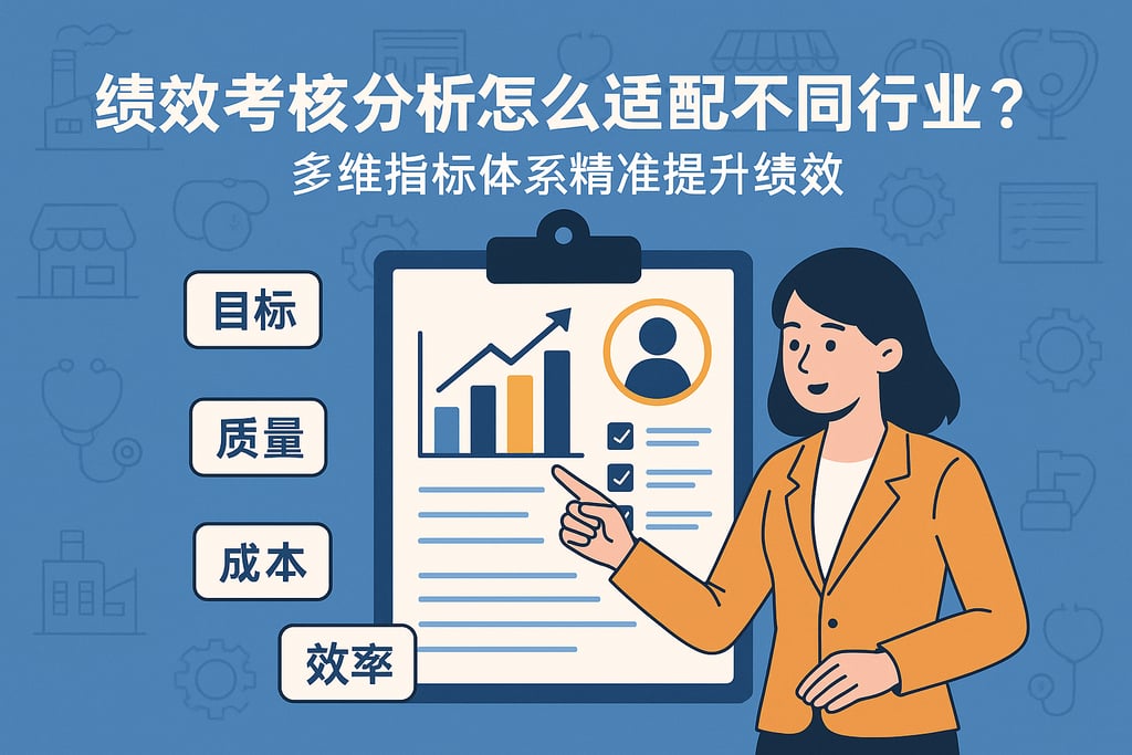 绩效考核分析怎么适配不同行业？多维指标体系精准提升绩效