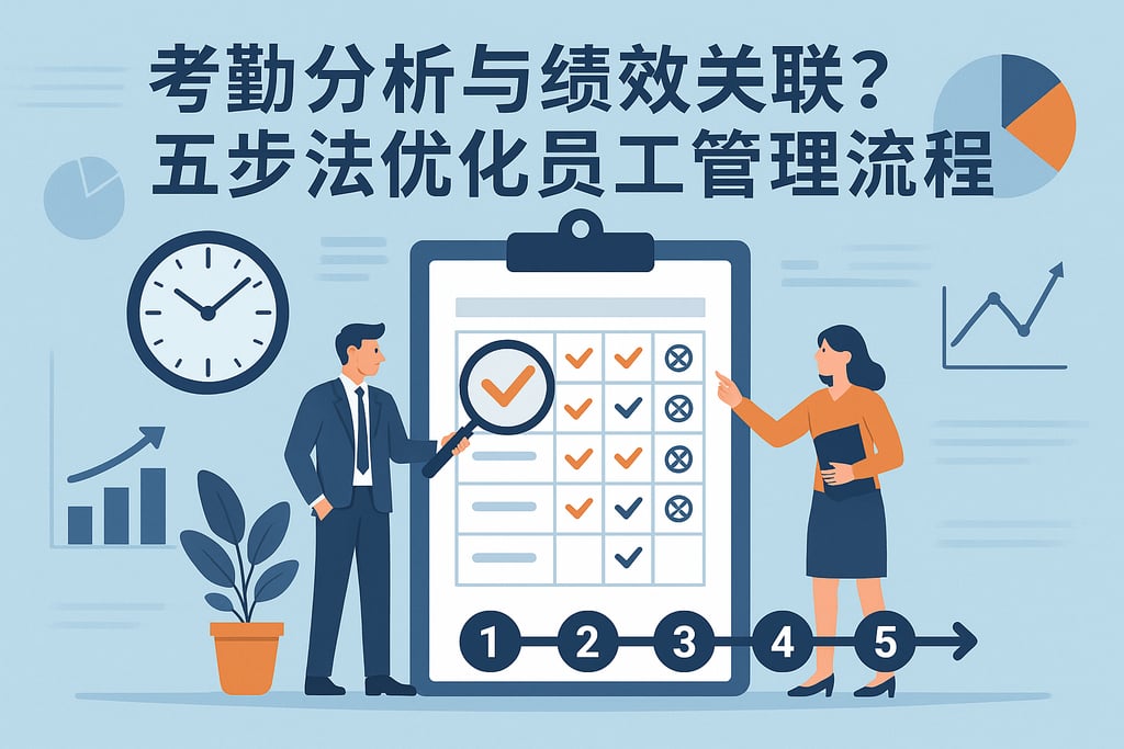 考勤分析与绩效关联吗？五步法优化员工管理流程