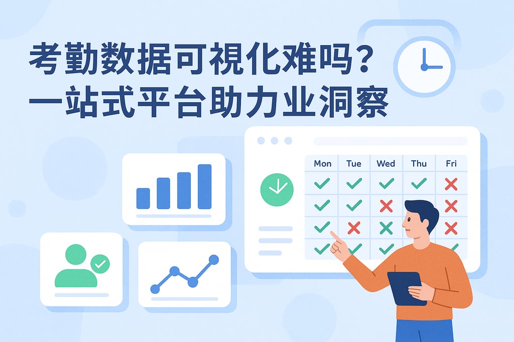 考勤数据可视化难吗？一站式平台助力业务洞察