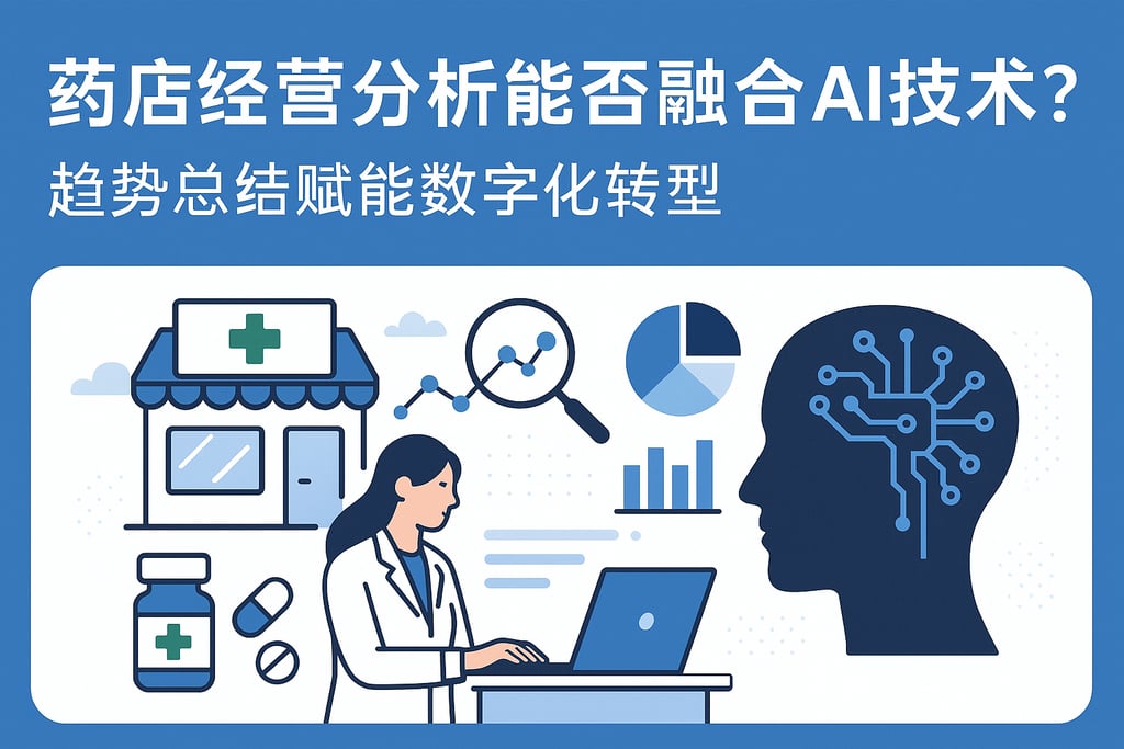 药店经营分析能否融合AI技术？趋势总结赋能数字化转型