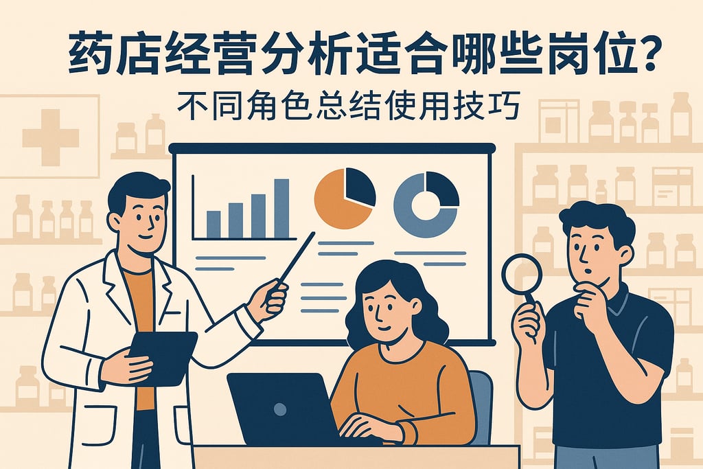 药店经营分析适合哪些岗位？不同角色总结使用技巧