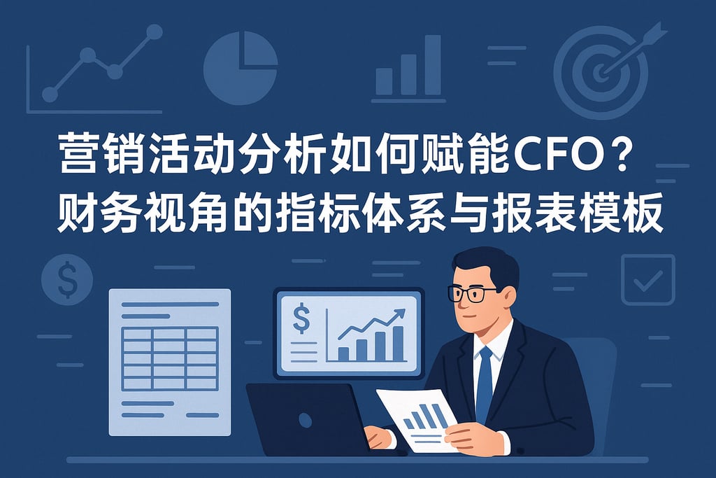 营销活动分析如何赋能CFO？财务视角的指标体系与报表模板