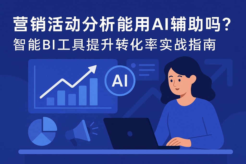 营销活动分析能用AI辅助吗？智能BI工具提升转化率实战指南