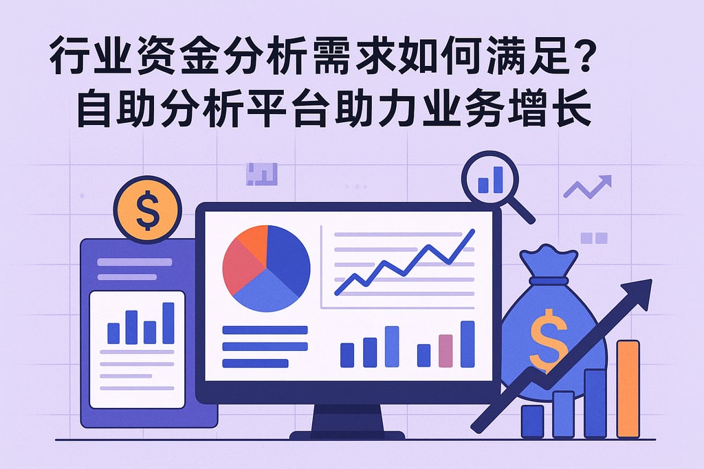 行业资金分析需求如何满足？自助分析平台助力业务增长