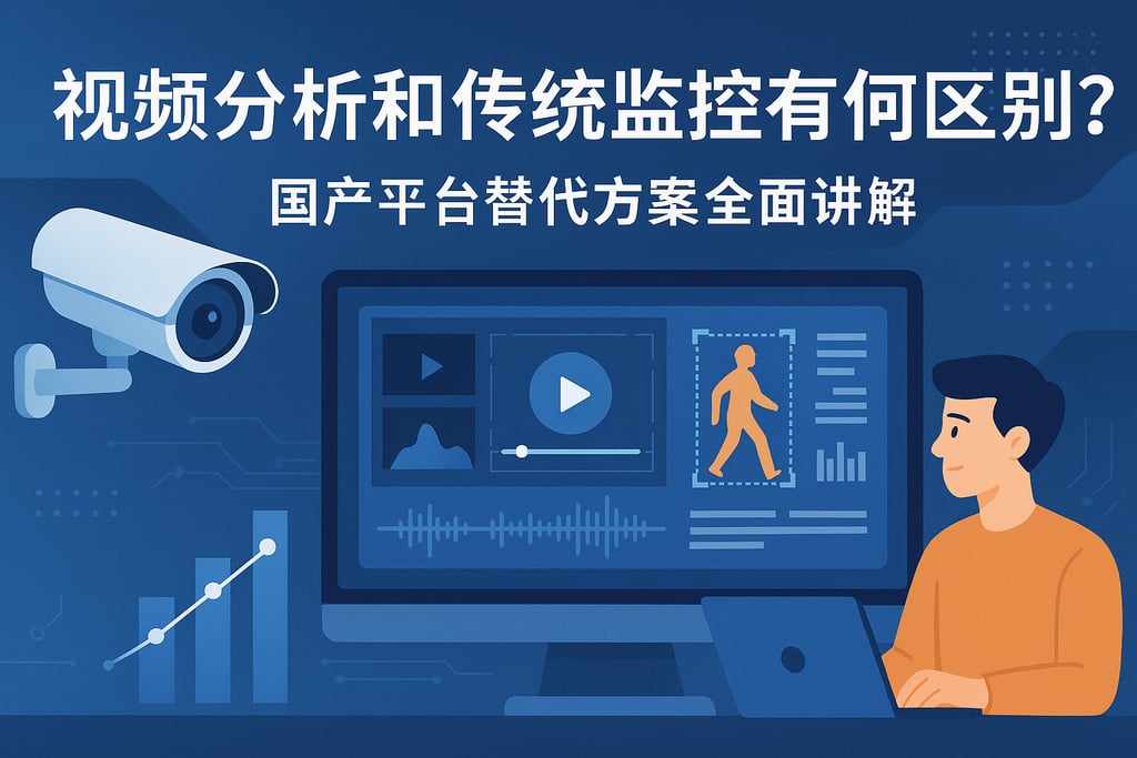 视频分析和传统监控有何区别？国产平台替代方案全面讲解