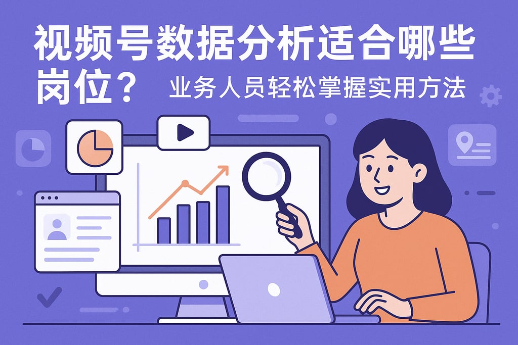 视频号数据分析适合哪些岗位？业务人员轻松掌握实用方法