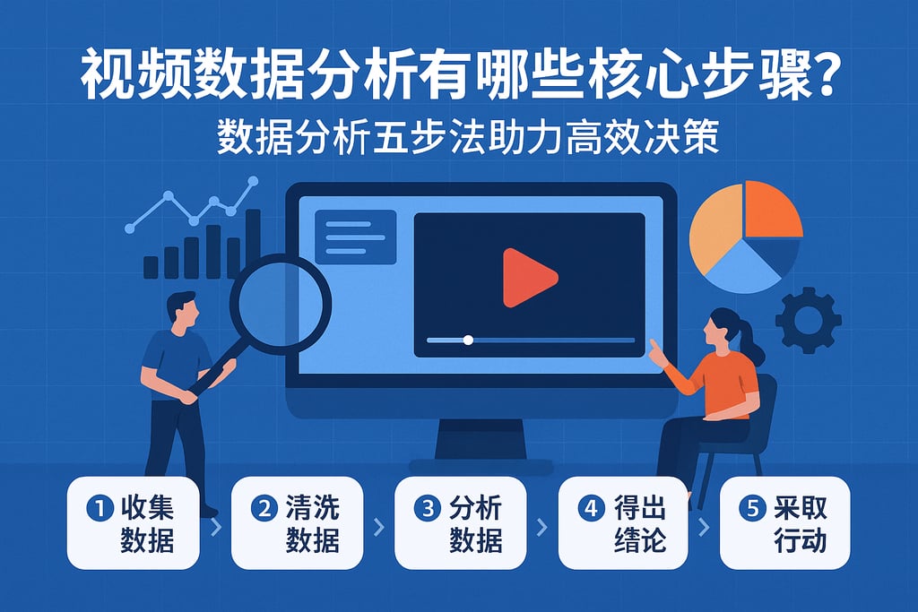 视频数据分析有哪些核心步骤？数据分析五步法助力高效决策