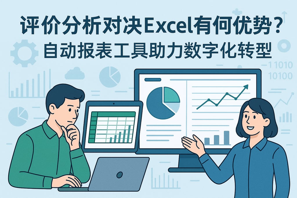 评价分析对决Excel有何优势？自动报表工具助力数字化转型