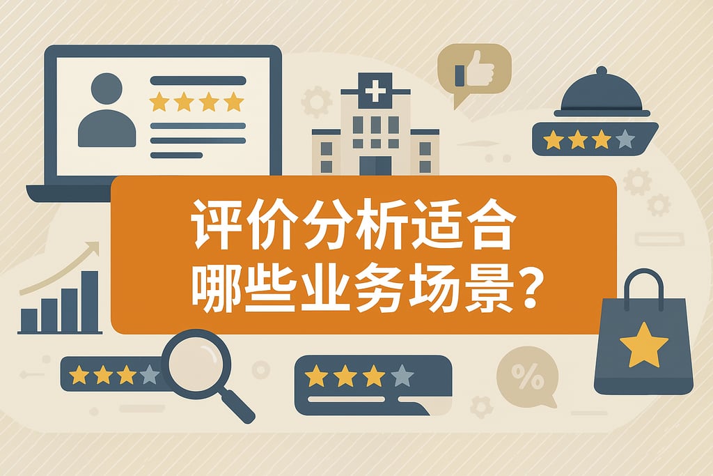 评价分析适合哪些业务场景？不同行业都能精准挖掘价值