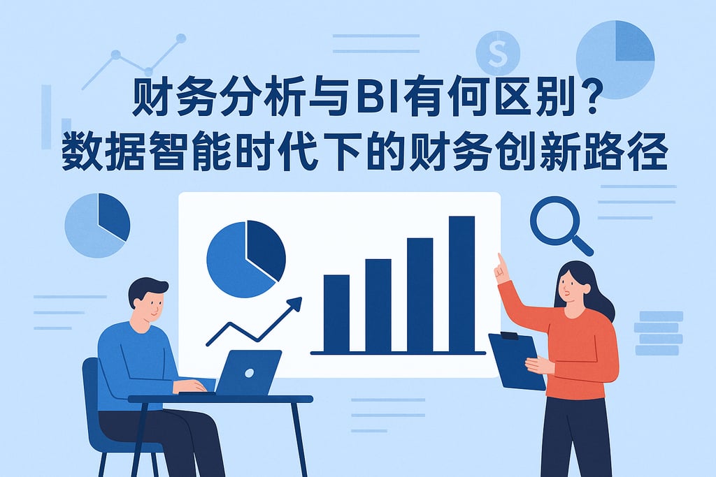 财务分析与BI有何区别？数据智能时代下的财务创新路径