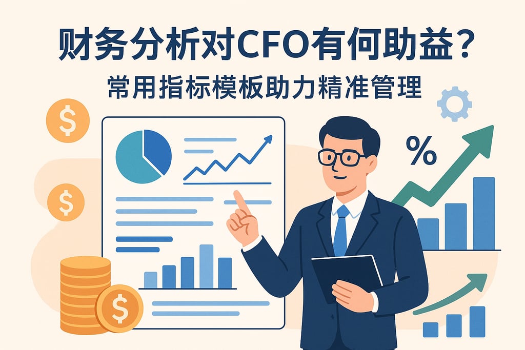 财务分析对CFO有何助益？常用指标模板助力精准管理