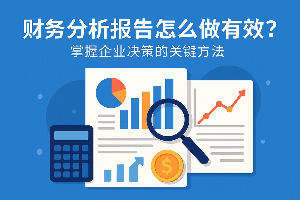 财务分析报告怎么做有效？掌握企业决策的关键方法