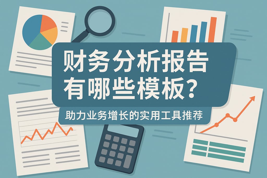 财务分析报告有哪些模板？助力业务增长的实用工具推荐