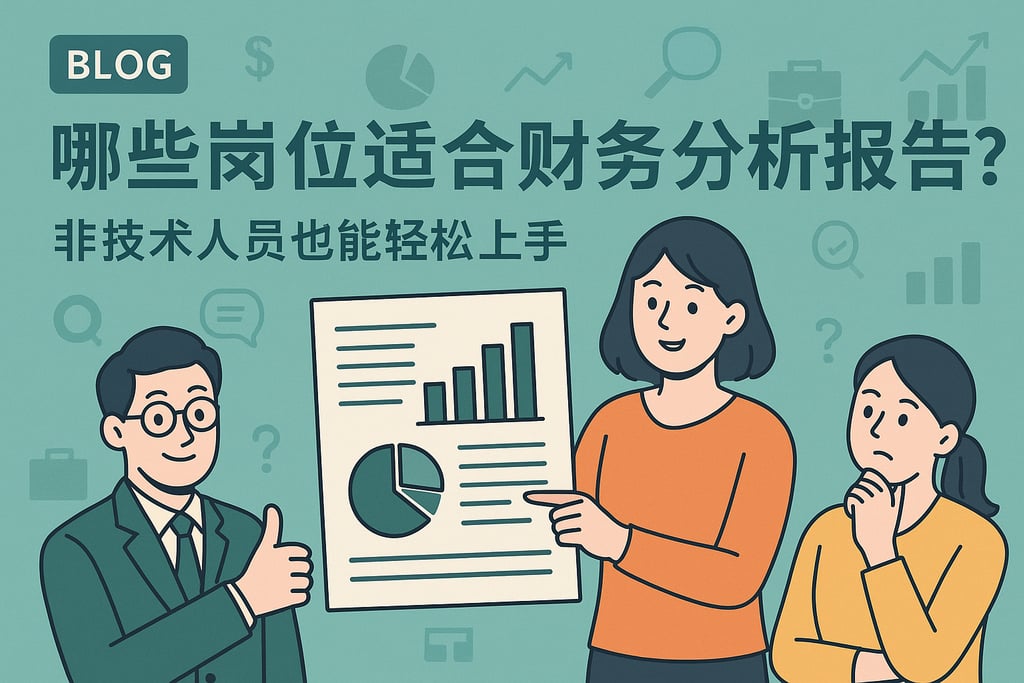 财务分析报告适合哪些岗位？非技术人员也能轻松上手