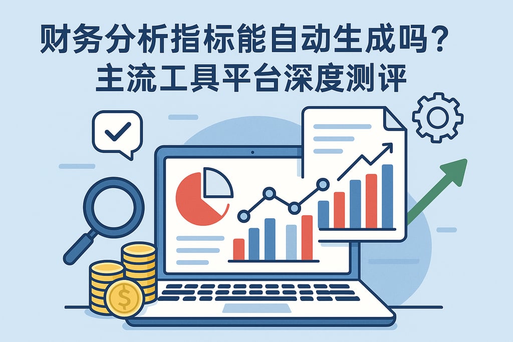 财务分析指标能自动生成吗？主流工具平台深度测评